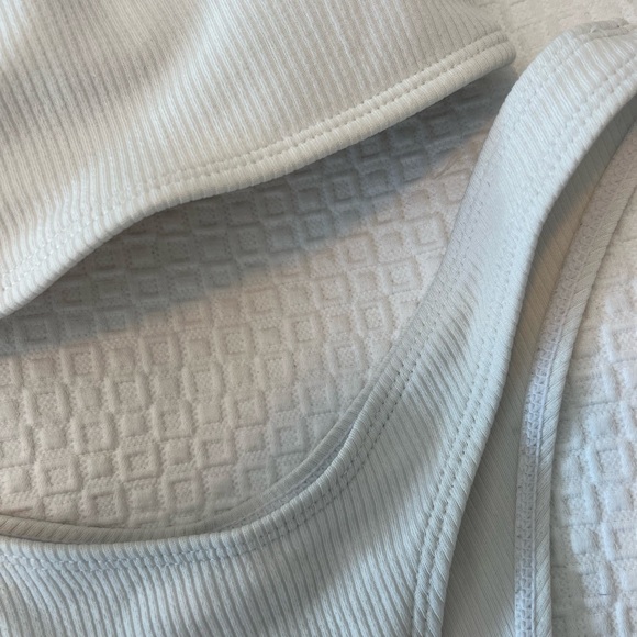 ZAFUL Women's White Bandeau Bikini Set High Cut Strapless Sexy Bathing Suit - Picture 5 of 11